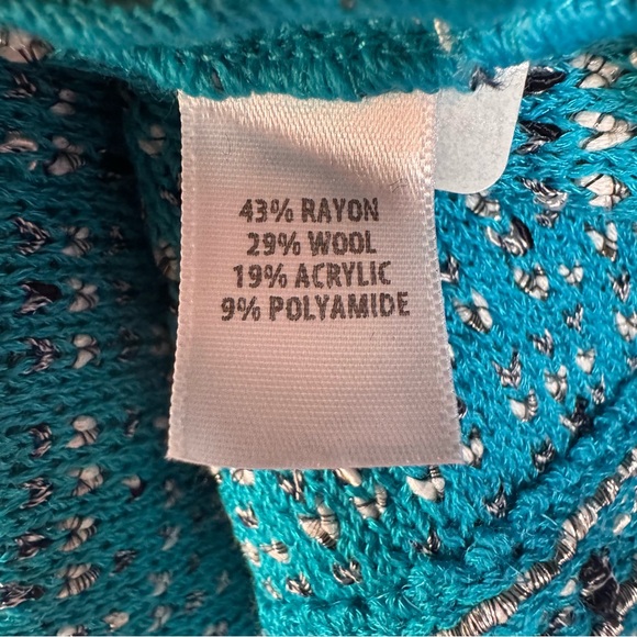 St. John Blue with Tag Luxe Shimmer Metallic Knit A-line Cocktail Dress - 10 - Picture 9 of 12